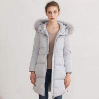 2017艾莱依冬季新款羽绒服假两件收腰大衣617104145