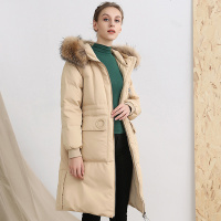 2017冬季新品羽绒服气眼装饰大衣617105127