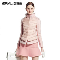 ERAL/艾莱依冬装韩版短款修身保暖型假两件女羽绒服时尚外套2021D