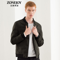 庄爵男装羽绒服男2018冬季时尚棒球领男士外套加厚保暖防风羽绒上衣