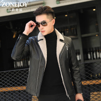 ZONEJOY/庄爵秋冬翻领保暖夹克男98122201