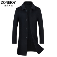 ZONEJOY/庄爵秋冬毛呢大衣外套男93091921