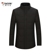 TUCAN0/啄木鸟男装 冬季新品加厚防寒保暖立领休闲商务棉衣外套