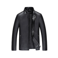 TUCANO/啄木鸟 中年男士加绒羽绒外套简约休闲款皮衣夹克男装