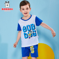 巴布豆/Bobdog童装 19新款夏季纯棉男童套装911G01078