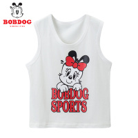 巴布豆/Bobdog童装 19新款夏季纯棉女童短袖T恤911B02073