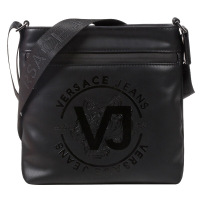 VERSACE JEANS 范思哲 男士黑色聚酯纤维字母LOGO单肩斜挎包E1YTBB01 70891 899