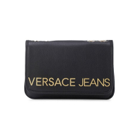 VERSACE JEANS范思哲女士黑色聚酯纤维字母LOGO单肩挎包 E1VTBBB2 70881 899