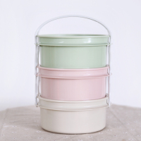 微波炉饭盒日式便当盒2层学生3层分隔饭盒分格多层成人双层餐盒