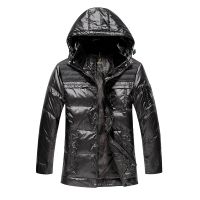 大羽男士短款羽绒服修身可拆卸帽冬季外套男装羽绒服9604