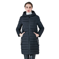 大羽羽绒服女中长款新款韩版修身羽绒服外套女YRFV15