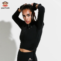 Paul Frank/大嘴猴秋冬运动瑜伽外套女开衫速干健身瑜伽上衣