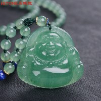 石头记2017新款民族风东陵玉佛坠长项链男女保平安送家人送朋友