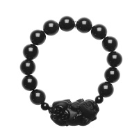 石头记天然东陵玉貔貅手链手串男女佛珠手链首饰情侣手链生日