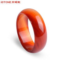 iSTONE/石头记红玛天然水晶吉利手环玛瑙手镯女玉石首饰送礼