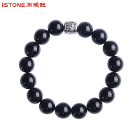 石头记 黑玛瑙手链手串 节日 送男友送爸爸