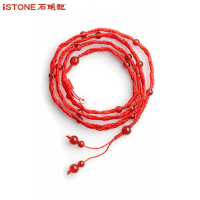石头记 带带平安 红玛瑙腰饰腰带腰链女