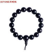 石头记 一往情深 黑玛瑙手链手珠手串 单圈 男女情侣款