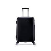 简约PC防摔抗压拉链万向轮拉杆箱