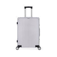 时尚大容量万向轮密码锁铝框拉杆箱