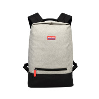 2018年新款休闲大容量简约棉布轻便醒目中性男女通用双肩背包