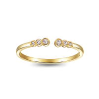 Leysen1855莱绅通灵珠宝 相约布鲁日钻石戒指 18K金结婚钻戒女戒 婚戒 求婚戒指 生日礼物