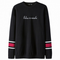 森马毛衣男针织衫男士宽松外套秋季年轻时尚圆领套头毛衫韩版线衣