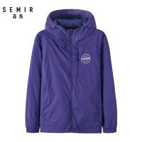 森马夹克男春装连帽外套男士2019新款韩版印花运动休闲上衣潮牌