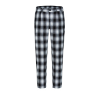 【满198减100预估价：45】semir森马春秋慢跑休闲裤男2019纯棉格子撞色直筒九分裤ins裤子