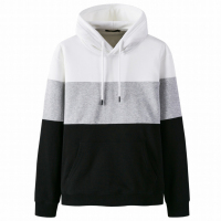 森马卫衣男学生春秋时尚潮ins连帽拼接外套男士撞色上衣复古运动