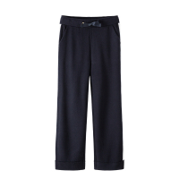 Semir森马阔腿裤女年轻早春时尚针织校服裤精神社会裤子潮流撞色休闲裤