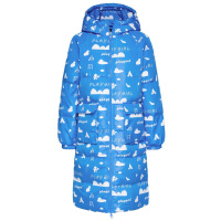 Semir森马羽绒服女年轻春秋时尚中长款保暖外套连帽韩版潮上衣印花外套