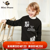 minipeace男童卫衣春秋保暖套头圆领打底衫迪士尼儿童上衣外套