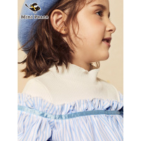 minipeace太平鸟童装女童薄上衣长袖衬衫儿童洋气公主衬衣衬衫
