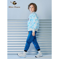 minipeace太平鸟童装儿童裤子春季男童休闲运动针织裤春秋款