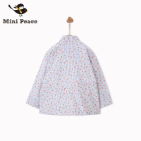 minipeace太平鸟童装春季女童风衣外套中长款拉链衫春秋款