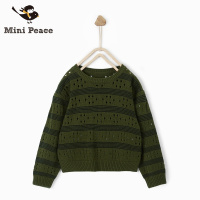 minipeace太平鸟童装春季女童针织衫女套头毛衣设计春秋款