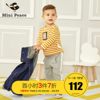 minipeace太平鸟童装男童针织裤幼童长裤小童宝宝裤子春秋装新款