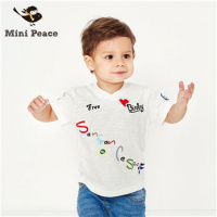 太平鸟童装男童幼童牛仔短裤个性翻边宝宝休闲裤子夏装新款