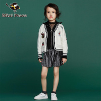 ins超火裤子女童短裤柔软松紧腰洋气潮裤春秋薄minipeace童装