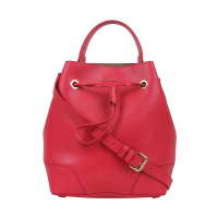 FURLA芙拉女士STACY系列红色牛皮甜美简约手提单肩水桶包