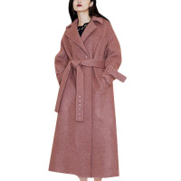tobebery秋冬毛呢外套2018新款时尚羊毛赫本大衣女欧洲站显瘦气质