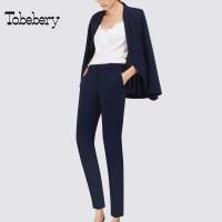 tobebery2018秋季新款时髦职业套装修身气质三件套小西装套装女装