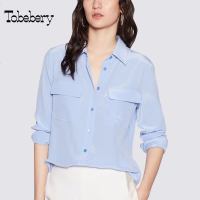 tobebery2018秋季新款职业宽松衬衫长袖舒适休闲欧美上衣女气质