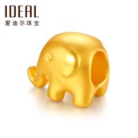 IDEAL爱迪尔珠宝 黄金手串手链3D硬金转运珠时尚999足金大象首饰转运珠男女吊坠本命年转运珠HJ141