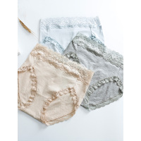 歌瑞尔新款高腰包臀收腹大码舒适女士组合内裤女【3条装】19015BM