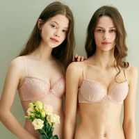 歌瑞尔内衣女士甜美可爱小胸聚拢时尚舒适无钢圈文胸罩ABB20004