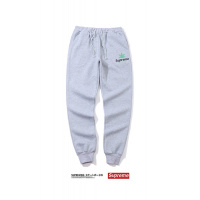 Supreme秋冬男士休闲长裤印花加绒卫裤