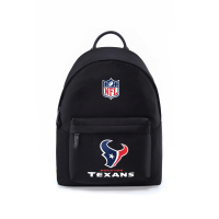 德州人小口袋印花设计拼色背带双肩背包