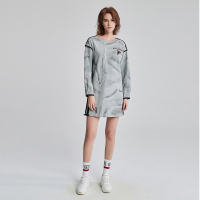 撞色运动长袖卫衣